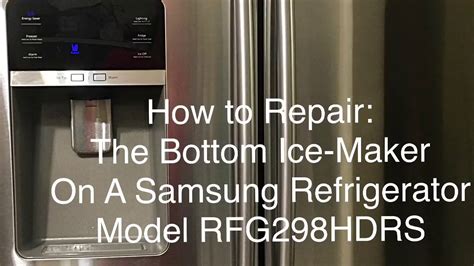 samsung bottom freezer ice maker not working|samsung bottom ice maker troubleshooting.